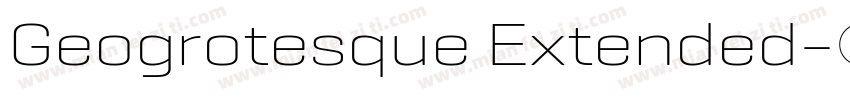 Geogrotesque Extended字体转换